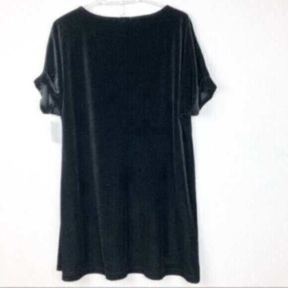 NWT Urban Outfitters Ecote Black Velour Soft Warm Comfy Party Dress Medium - Picture 3 of 8